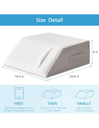 Almohada Elevadora para Piernas MEGCXIT Espuma Viscoelástica