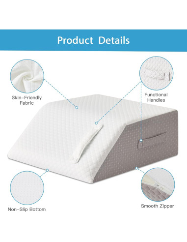 Almohada Elevadora para Piernas MEGCXIT Espuma Viscoelástica