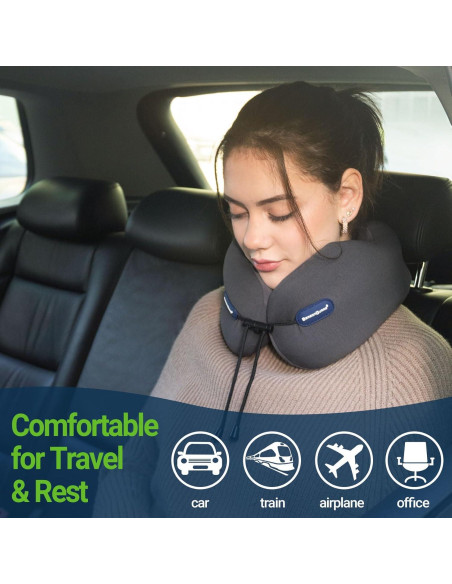 Almohada de Cuello Doble Densidad Season Guard A02 Negra