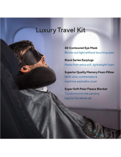 Conjunto de Viaje Proglobe 4 en 1 - Almohada y Manta 2