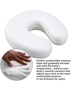 Almohada de Espuma Viscoelástica Mr.Ho para Cuello Azul 2