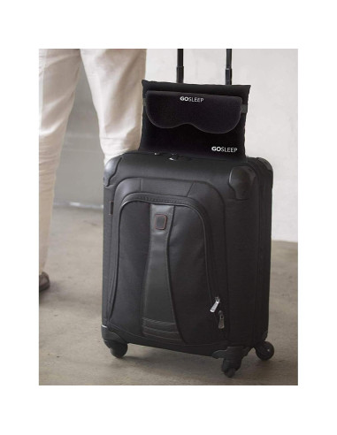 GOSLEEP Almohada de Viaje y Máscara para Dormir - Negro