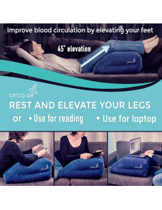 Cojín Inflable Circa Air para Elevación de Piernas 61x53cm 2