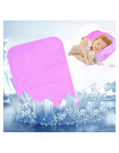 Almohadilla Refrigerante de Gel Couleurs Rosa 24x33cm