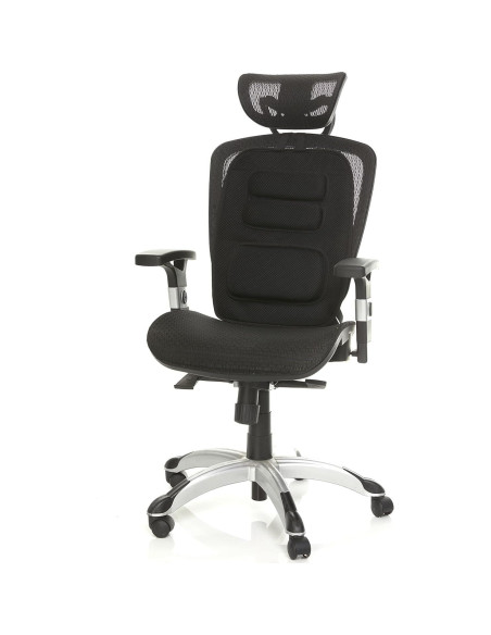 Cojín Lumbar Ortopédico FOMI Ajustable | Espuma Viscoelástica y Gel | Alivio Dolor Espalda y Ciática | 48x43 cm