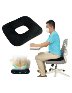Almohada de Donut AOSSA para Hemorroides y Ciática 37x37cm