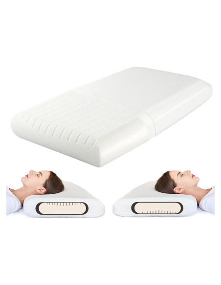 Almohada Espuma Memoria SerenNap SN-R1-70W 70x42 cm Almohada Espuma Memoria SerenNap SN-R1-70W 70x42 cm