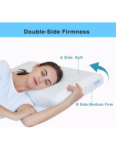 Almohada Espuma Memoria SerenNap SN-R1-70W 70x42 cm 2