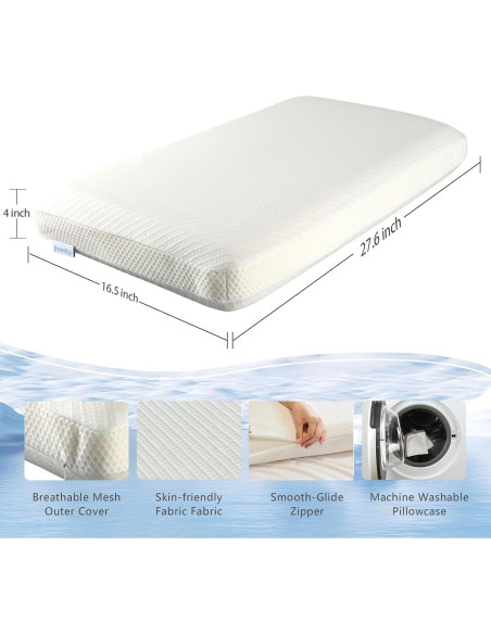 Almohada Espuma Memoria SerenNap SN-R1-70W 70x42 cm Almohada Espuma Memoria SerenNap SN-R1-70W 70x42 cm