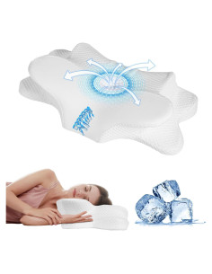 Almohada Cervical Ergonomica Orchidleaf 10 cm Espuma Viscoelástica