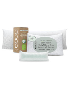 Paquete Almohada Corporal y Eden Coop Home Goods Rey
