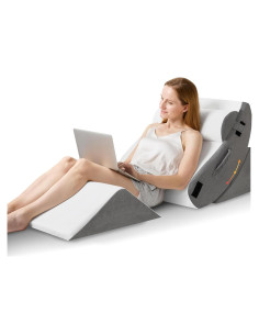 HABUTWAY Juego de 4 Almohadas Ortopédicas en Cuña Ajustables