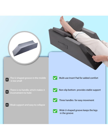 Cojín Elevador de Piernas Aodisman 71x33 cm Espuma