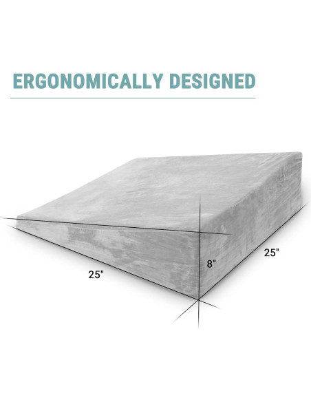 Cojín en Cuña Howhom 20 cm Espuma Ergonomica Lavable