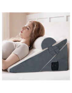 Ganondorf Almohadas Cuña Ortopédicas Ajustables 3 Piezas