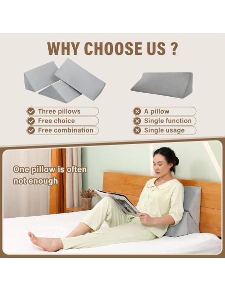 Cuñas de Espuma TYYIHUA 3 en 1 para Posicionamiento