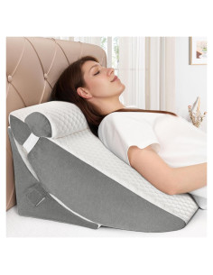 Cojín en Cuña Ajustable BEYOUDO para Dormir 30x55 cm