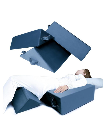 Juego de Almohadas de Cuña SJFFDP 3PCS para Dormir y Alivio