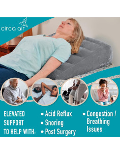 Almohada Inflable en Cuña Circa Air - Soporte para Reflujo 2