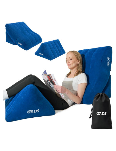 Juego de Almohadas Inflables en Cuña GADS - Alivio para Piernas Juego de Almohadas Inflables en Cuña GADS - Alivio para Piernas