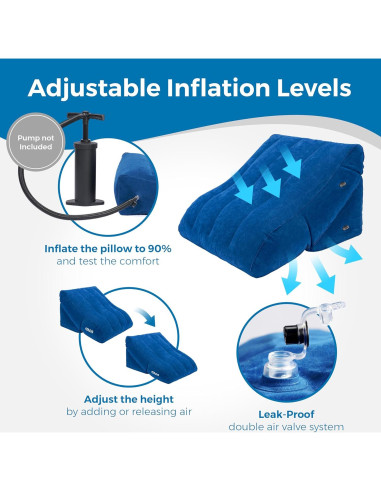 Juego de Almohadas Inflables en Cuña GADS - Alivio para Piernas