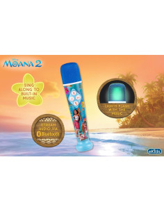 Micrófono Karaoke eKids Moana 2 Bluetooth con Luces LED 2
