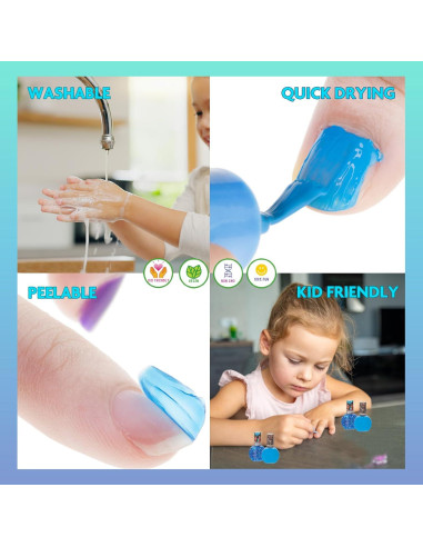 Set de 18 Esmaltes de Uñas Peel Off Townley Girl Moana