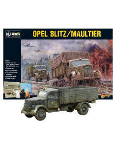 Camión Opel Blitz/Maultier Warlord 1:56 Miniatura Pintable