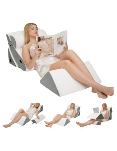 Juego de 4 almohadas ortopédicas AAAini cuña ajustable