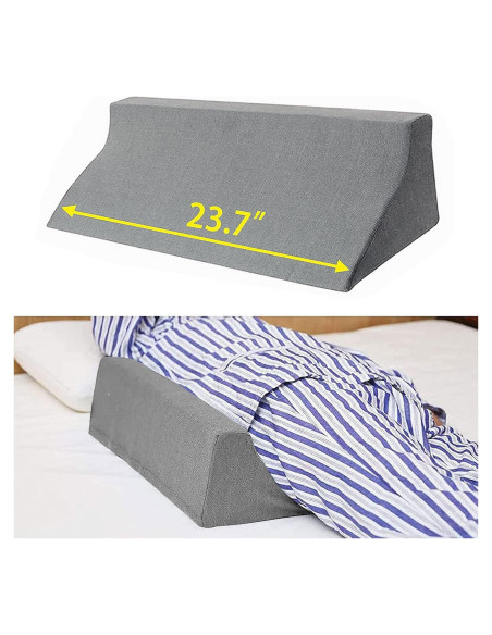Cojín de cuña lateral Fanwer 60x25 cm para dormir