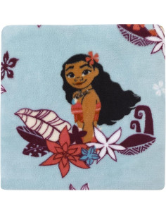 Manta Disney Moana Siente Las Olas 101,6x127 cm Suave 2