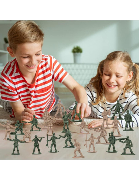 Set de Soldados de Plástico Ikasus 360 Piezas Juguete Set de Soldados de Plástico Ikasus 360 Piezas Juguete