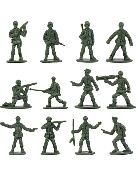 Set de Soldados de Plástico Ikasus 360 Piezas Juguete Set de Soldados de Plástico Ikasus 360 Piezas Juguete