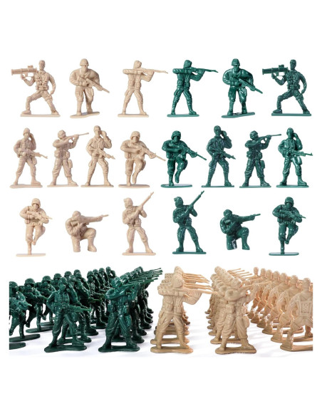 200 Soldados de Juguete del Ejército CHAXUNTEN - Figuras de Acción