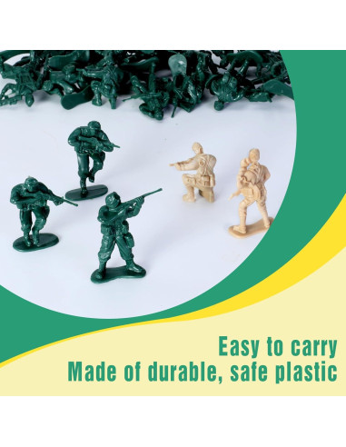 200 Soldados de Juguete del Ejército CHAXUNTEN - Figuras de Acción