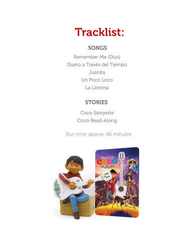 Figurita de Audio Miguel Tonies Disney Coco 10.8 cm