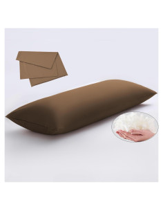 Almohada Corporal Viscoelástica DOWNSTORIA 50x137 cm Marrón