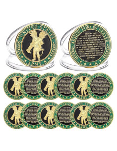 12 Monedas de Desafío del Ejército Landical - Regalo Coleccionable
