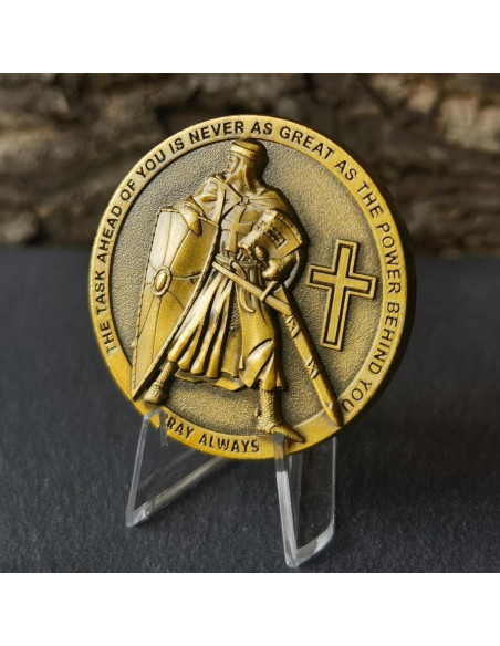 Moneda Conmemorativa Militar XIYANG 3D EPHESIOS 6:10-12