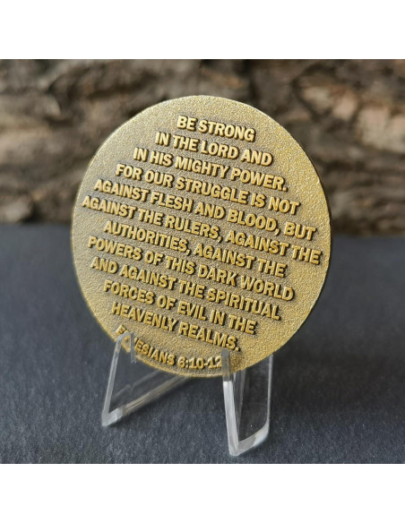 Moneda Conmemorativa Militar XIYANG 3D EPHESIOS 6:10-12