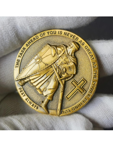 Moneda Conmemorativa Militar XIYANG 3D EPHESIOS 6:10-12