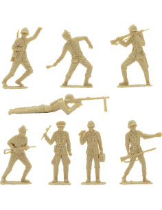 Figuras de Soldados Alemanes BMC Classic 36pc 1:32 Tan 2