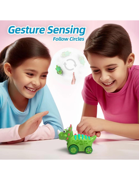 Coche de Juguete Dinosaurio Interactivo WINYEA W111 Recargable