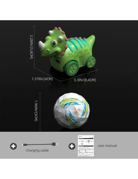 Coche de Juguete Dinosaurio Interactivo WINYEA W111 Recargable