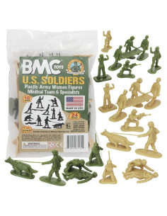 Figuras de Soldados Femeninos Médicos BMC 24pc 1:32