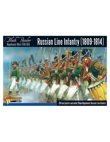 Miniaturas Warlord Infantería Rusa Napoleónica 1809-1814 28mm