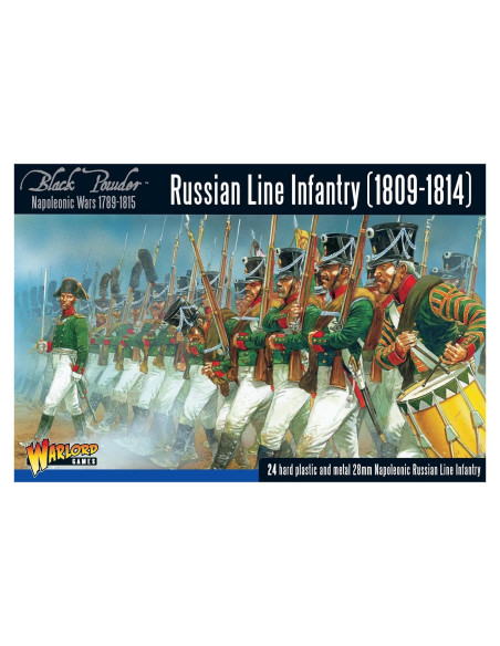 Miniaturas Warlord Infantería Rusa Napoleónica 1809-1814 28mm Miniaturas Warlord Infantería Rusa Napoleónica 1809-1814 28mm