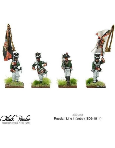 Miniaturas Warlord Infantería Rusa Napoleónica 1809-1814 28mm