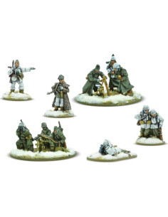 Figuras de Invierno Warlord 1:56 Ejército Alemán Miniaturas 2