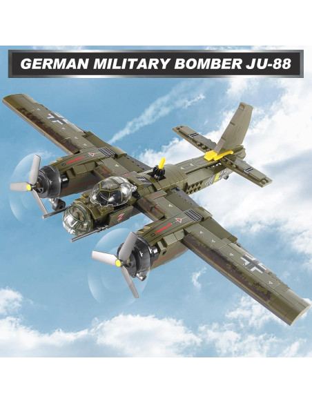 Kit de Construcción Feleph JU-88 559 Piezas Militar Kit de Construcción Feleph JU-88 559 Piezas Militar